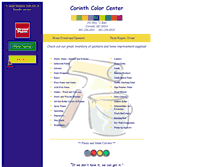 Tablet Screenshot of corinthcolorcenter.com